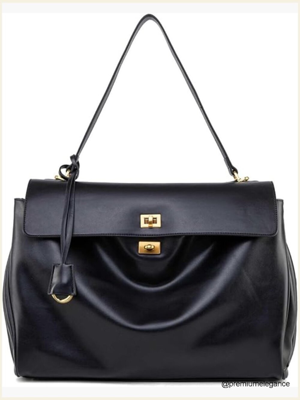 Soft Leather Tote Bag Spacious Shoulder Satchel Purse Work Travel